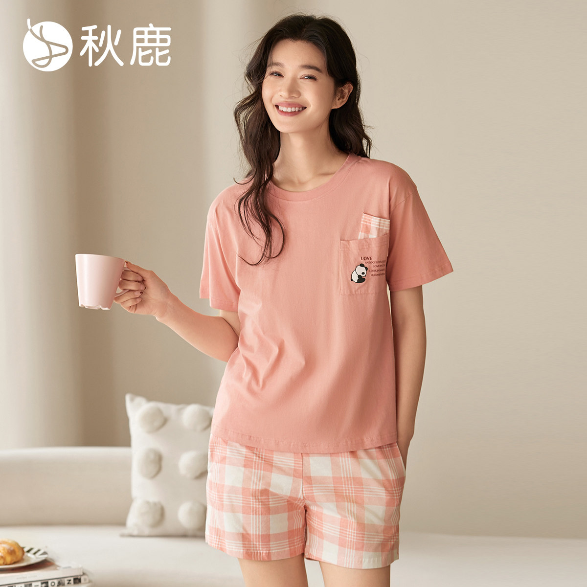 秋鹿【门店同款】带纯棉睡衣