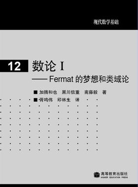 数论I ——Fermat的梦想和类域论 加藤和也 黑川信重 斋藤毅 高等教育出版社