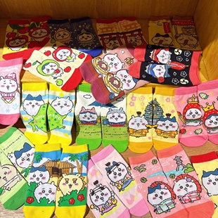 日单吉伊卡哇自嘲熊卡通短筒袜女秋季 甜美可爱动漫袜子