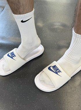 正品耐克Nike夏季男女运动休闲舒适轻便防滑一字凉拖鞋CN9675-102