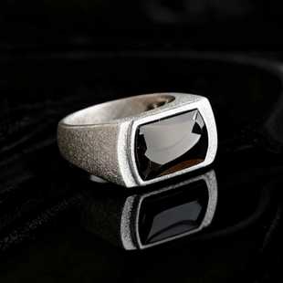 暗夜 Dark night 墨翠马鞍戒指原创设计款 老五翡翠