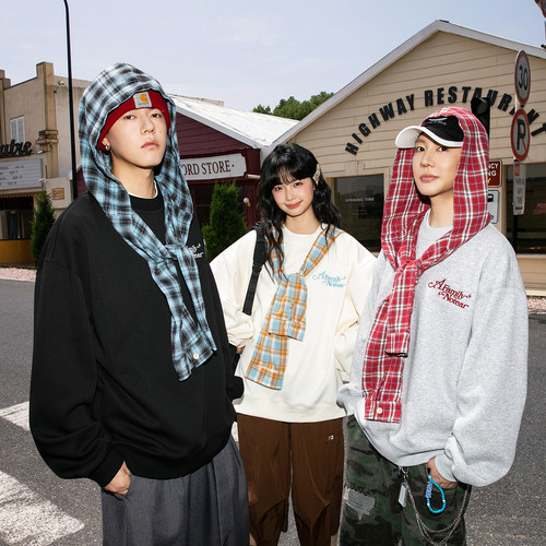 NOTEARS披肩衬衫休闲款圆领卫衣