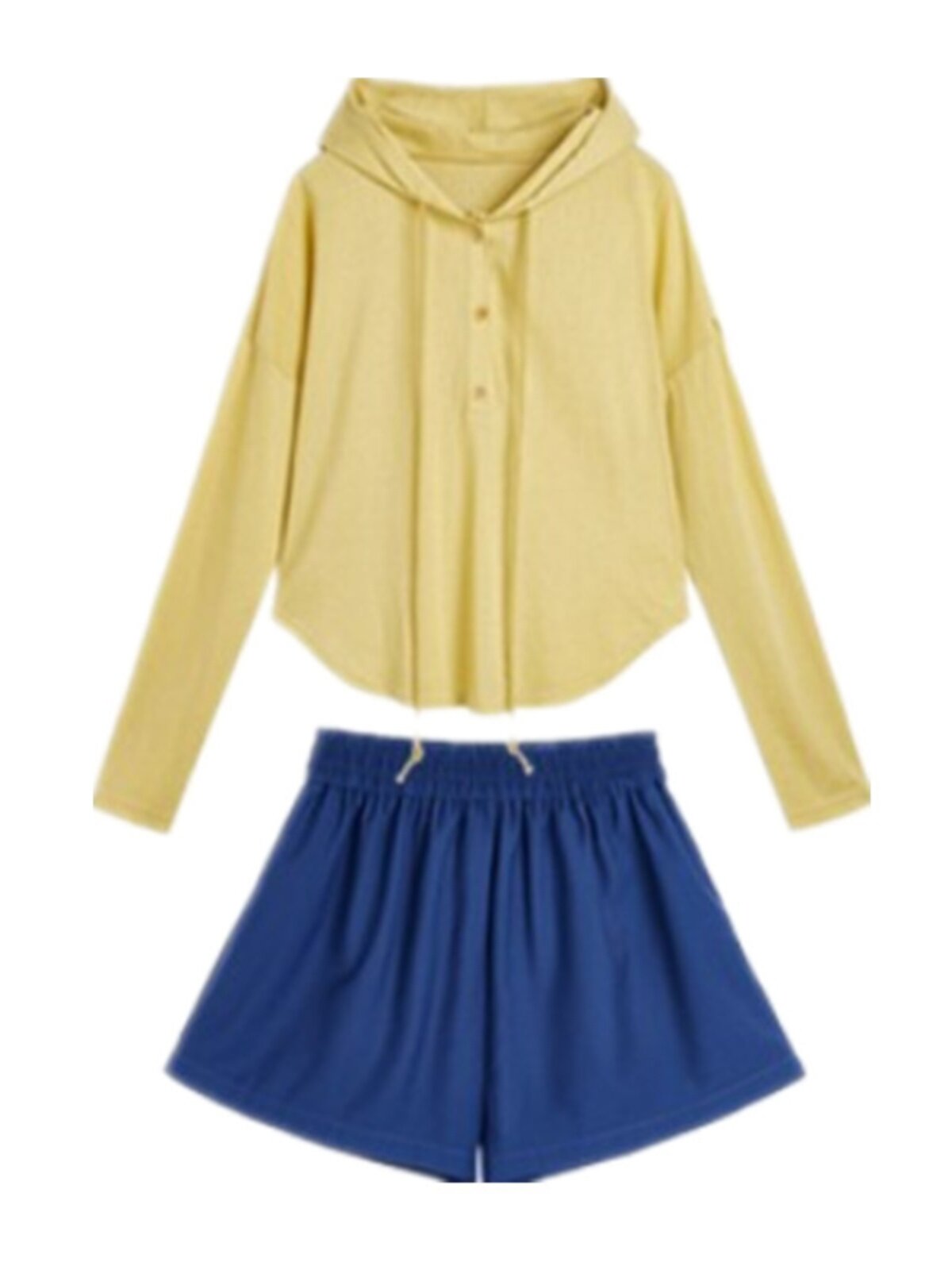 초가을 연령 감소 느슨한 반바지 대형 야외 캐주얼 스포츠 스타일 아침 러닝 슈트 여성 러닝을 위한 세련된 투피스 슈트