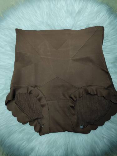 -37度诱惑A816高腰棉莫混纺拼无痕石墨烯5A抗菌底裆收腹内裤舒适