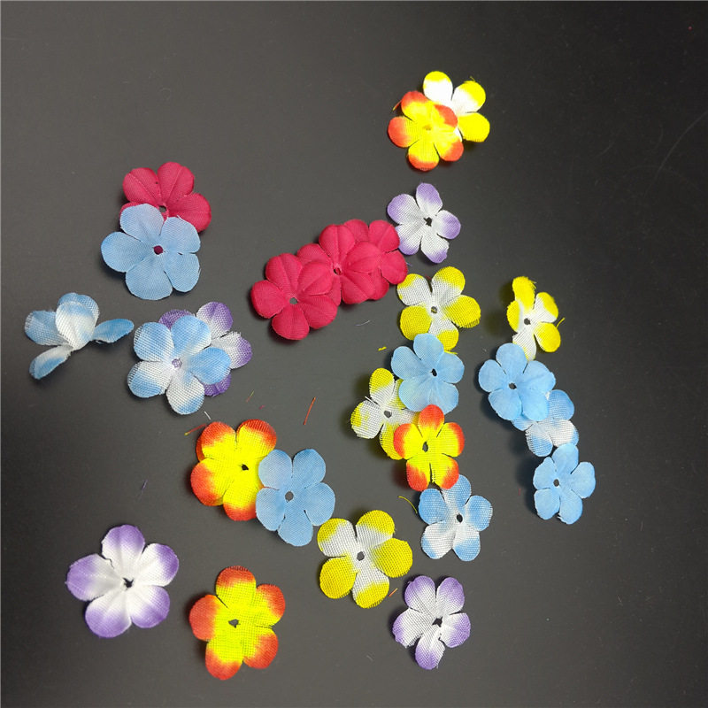 压邹花瓣花片补丁服装装饰缎面立体新娘头饰手工材料辅料花片花环