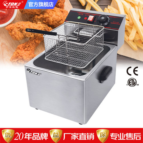 伊东油炸锅自动恒温大容量电炸炉