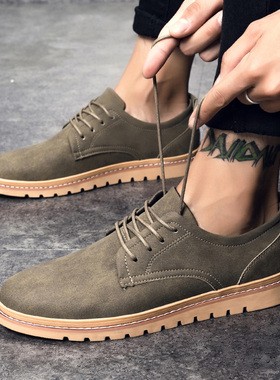 春季男士男鞋子英伦休闲鞋韩版潮鞋青春潮流休闲皮鞋板鞋百搭商务