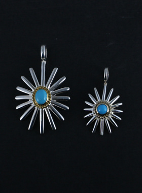 小周高桥吾郎风格925银吊坠