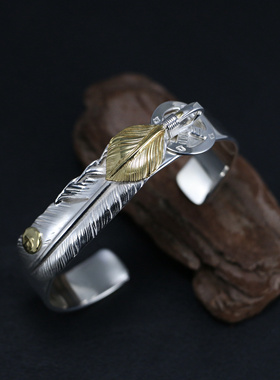 小周手作925纯银高桥吾郎手镯