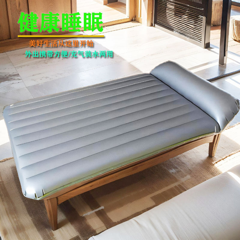 日式单枕水床水气两用户外情侣充气垫桑拿按摩洗浴单人双人水疗床