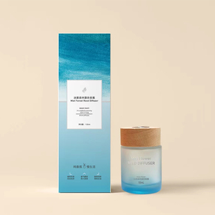 怡妮诗迷雾森林无火藤条香氛130ml香薰乌木玫瑰无火藤条