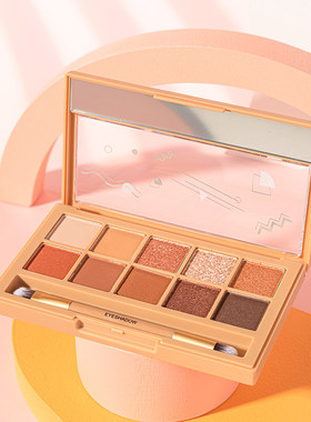 宜奈儿暮光倾城十色眼影加州落日20g