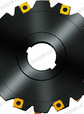 正品株洲可转位三面刃铣削刀盘SMP01-125*6-K40-SN12-12