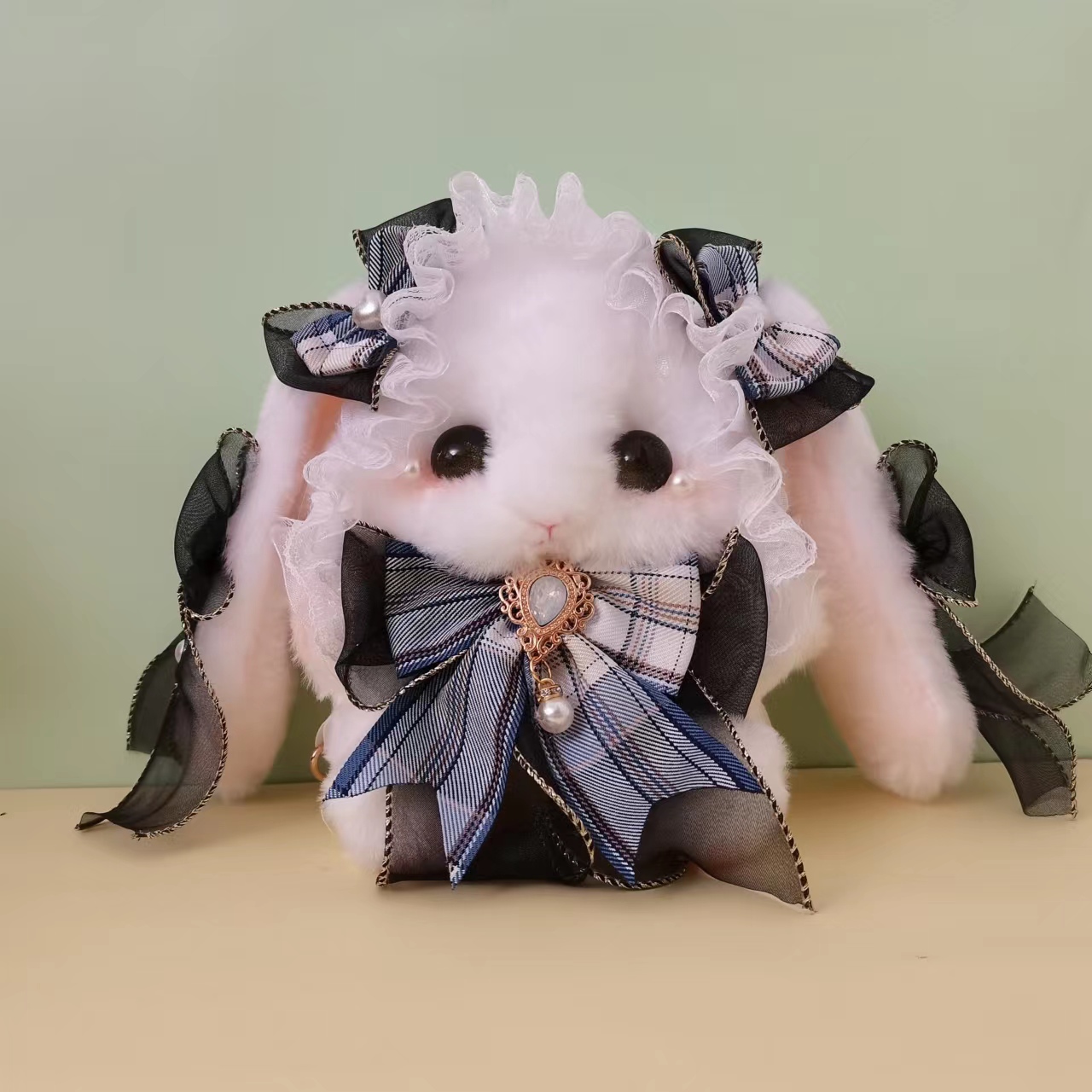 Lolita毛绒兔子包女生少女心礼物