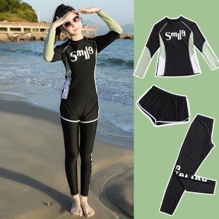 儿童泳衣女孩2025新款 潜水服防晒速干中大童初中生温泉保守游泳衣