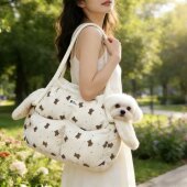 宝丽珍宠物外出包秋冬保暖便携多功能车载包四季 通用航空狗包猫包