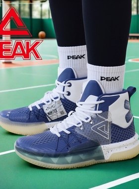 匹克态极猛兽8V2篮球鞋男春季新款防滑高帮实战球鞋减震运动鞋子