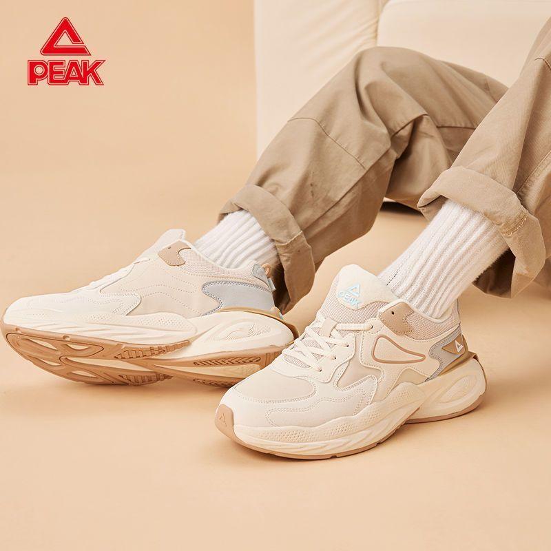 加绒休闲鞋匹克保暖系带男女增高