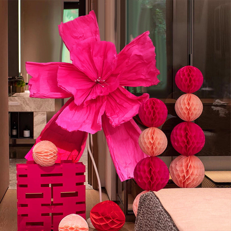 婚房布置结婚超大纸鸢花背景手揉纸褶皱花艺婚礼摆件皱纹纸花装饰,节庆用品/礼品,婚房装扮用品,淘宝优惠券,粉丝福利购,淘宝优惠卷