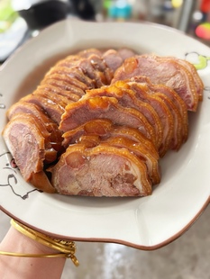 潮汕新鲜卤味卤水脱骨猪脚去骨猪蹄熟食猪爪子猪手下酒料约600克