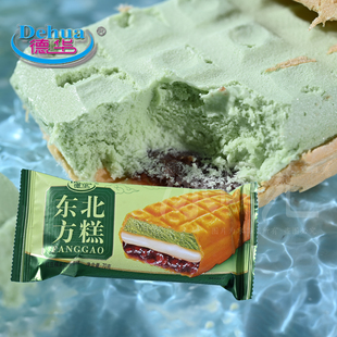 5支-红豆牛奶糯米味德华东北方糕雪糕冰淇淋威化三明治东北冷饮新