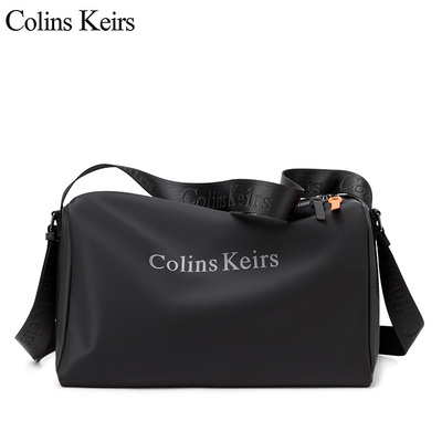 Colins Keirs日系休闲单肩斜挎包男包大容量运动健身包时尚牛津布