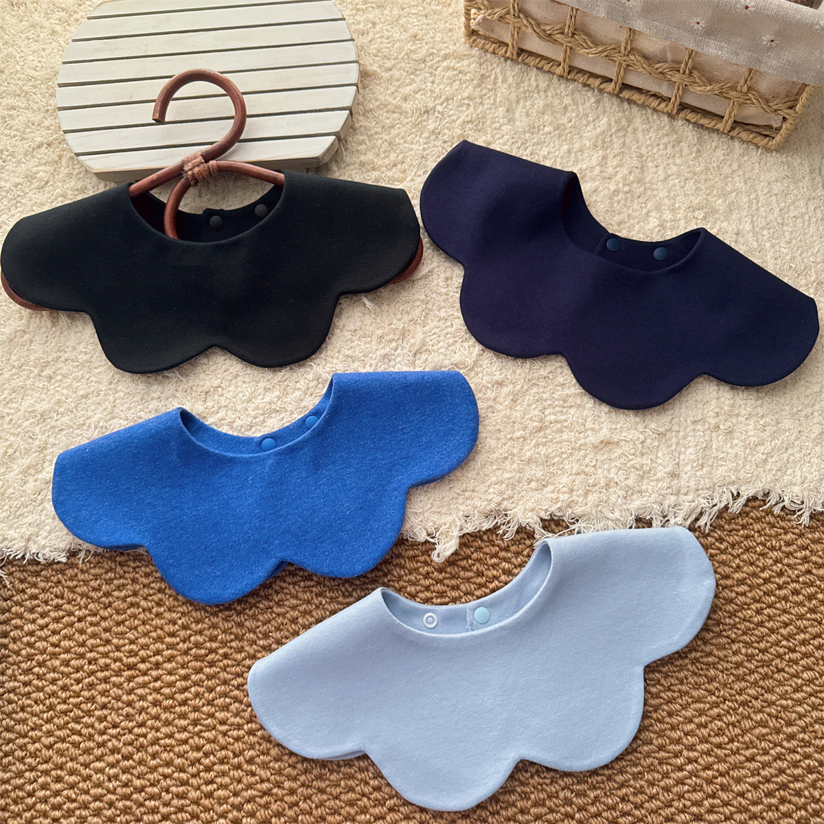 纯棉围嘴婴儿口水巾宝宝