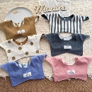 韩版ins风婴儿围嘴双面可用新生儿口水巾纯棉星星食饭兜