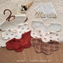 口水巾婴儿纯棉双面360度花瓣新生儿围嘴宝宝吐奶巾宝宝可爱围兜