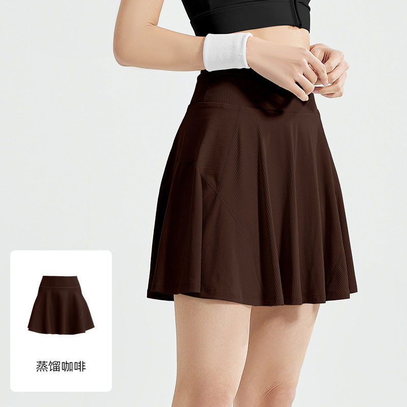 外贸美单运动短裙女假两件防走光高腰速干瑜伽服健身短裤网球裙夏,运动服/休闲服装,运动中长裤／短裤,淘宝优惠券,粉丝福利购,淘宝优惠卷