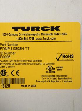 议价德国图尔克TURCK   模块 BL67-4DI-P