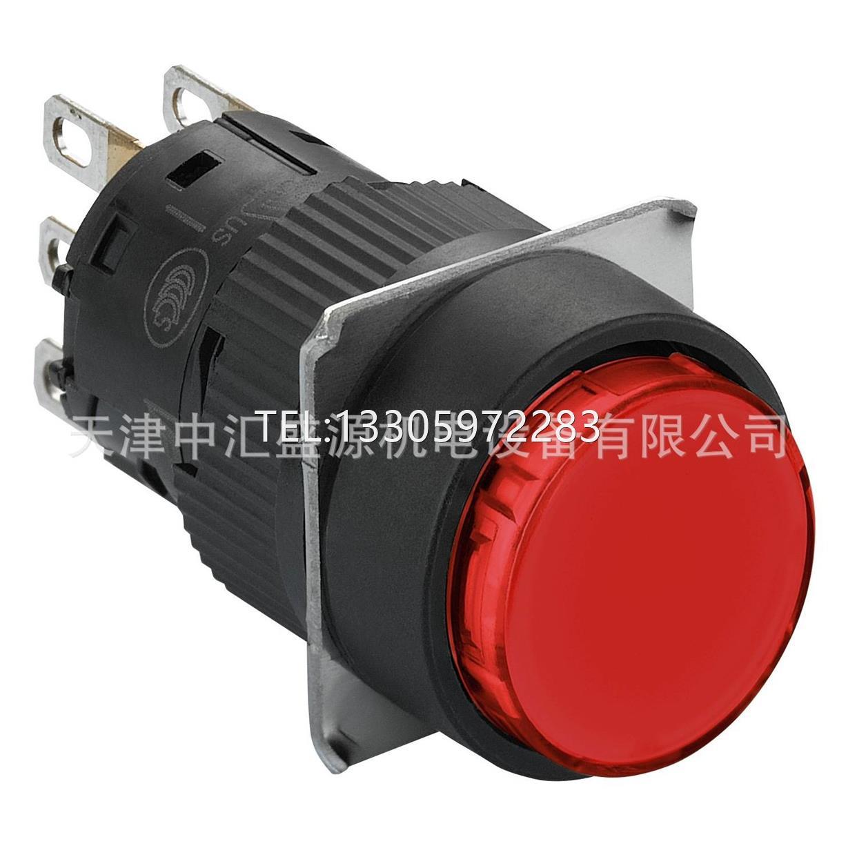 议价XB6EAW4B1F灯按钮塑料一体24V圆形自复位红色1NO/NC按钮