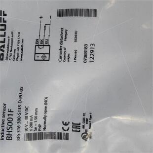 18M 1RD 议价Balluff巴鲁夫光电开关BOS00T9 BOS