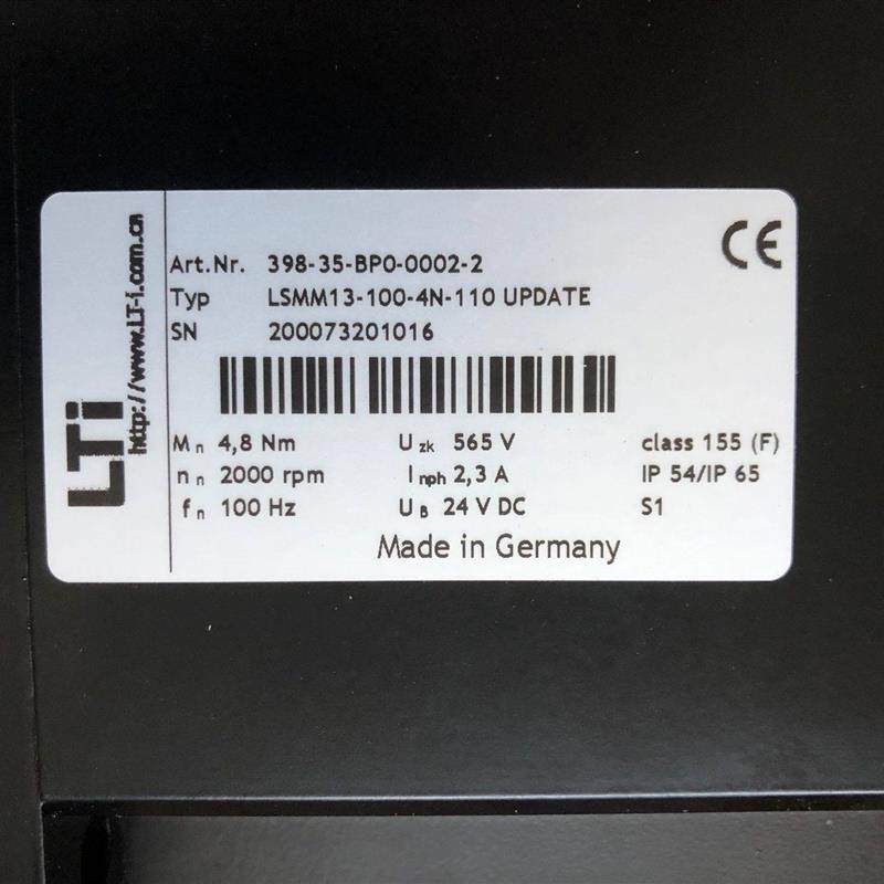 议价LTI路斯特电机LSMM13-100-4N-110LSMM13-100-4N-110 UPDATE