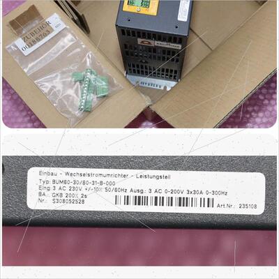 议价Baumüller / BUM60-30/60-31-B-000 / AC converter