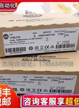 AB 1769-IT6 罗克韦尔 输入模块，CompactLogix，热电偶输入