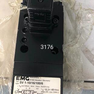 EMG伺服阀，：SV 1-10/16/100/6