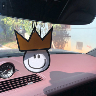 【呱呱】村上隆太阳花权志龙雏菊皇冠笑脸汽车香片载持久香薰挂件