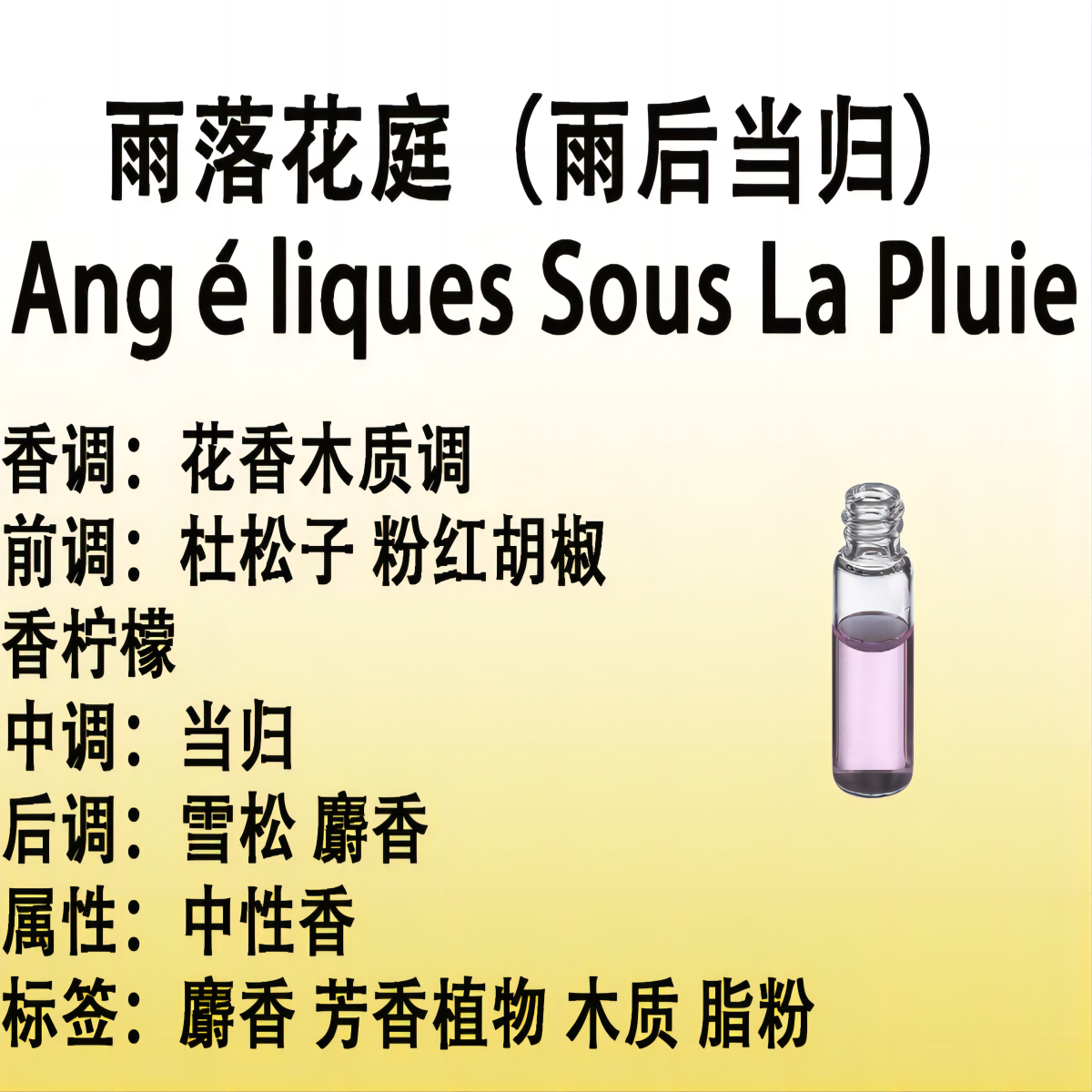 雨落花庭（雨后当归） Angéliques Sous La Pluie