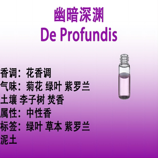 幽暗深渊（深邃挽歌） De Profundis