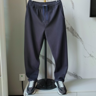 夏季 男士 薄款 运动裤 1外贸大码 珠地网眼弹力直筒平脚口长裤 休闲裤