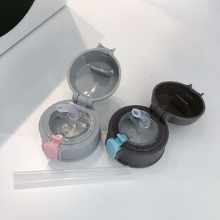 儿童真空保温杯配件盖子吸管吸嘴重力球原装直饮盖通用壶盖食品级