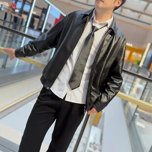 优雅 法式 42600版 西班牙热那亚小羊羔皮CHILL休闲松弛夹克 PRA