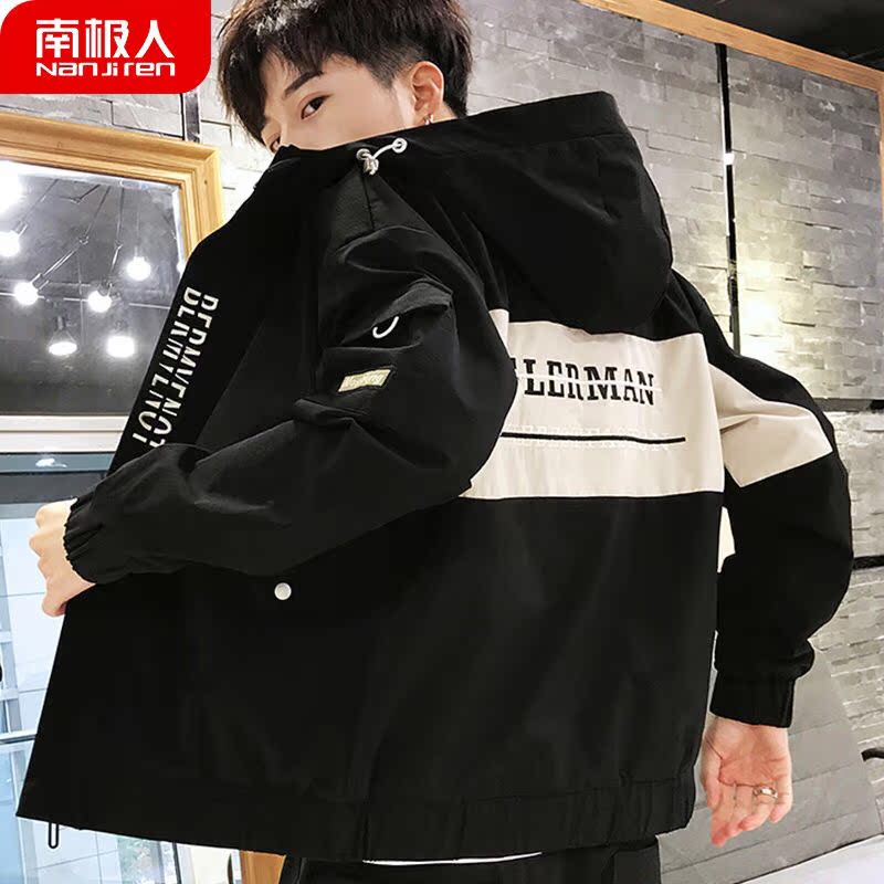 高中男生秋装外套潮青春活力偏瘦男生外套文艺范外套秋季蒙口夹克|ruв категории Мужская одежда, пиджак - от Buy2taobao.com для оказания профессиональной услуги покупки агента Taobao