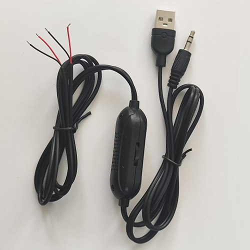 桌面音箱2.0迷你小功放音频线控