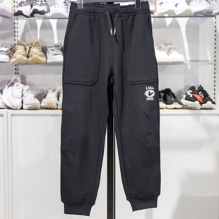 YKLU123 加厚舒适长裤 李宁2025秋冬男女大童休闲运动卫裤 束口款