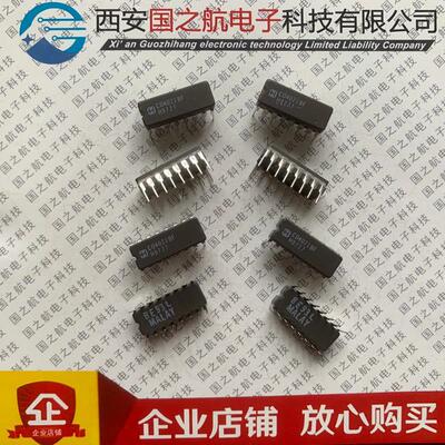 芯片CD4093BF3A集成电路 黑陶瓷直插封装 原装进口现货可直拍发货