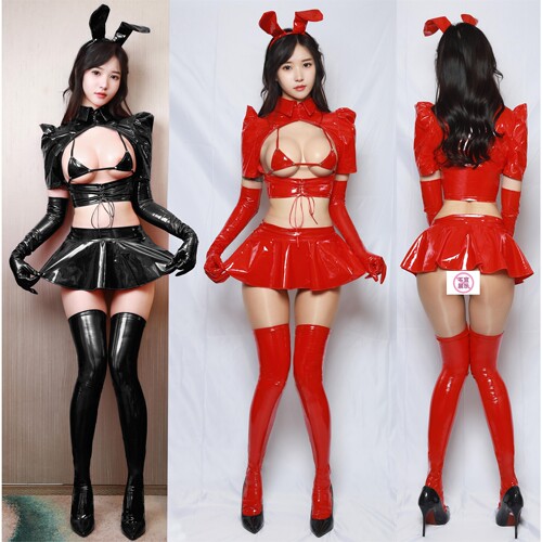 情趣大码性感包臀裙镂空制服套装