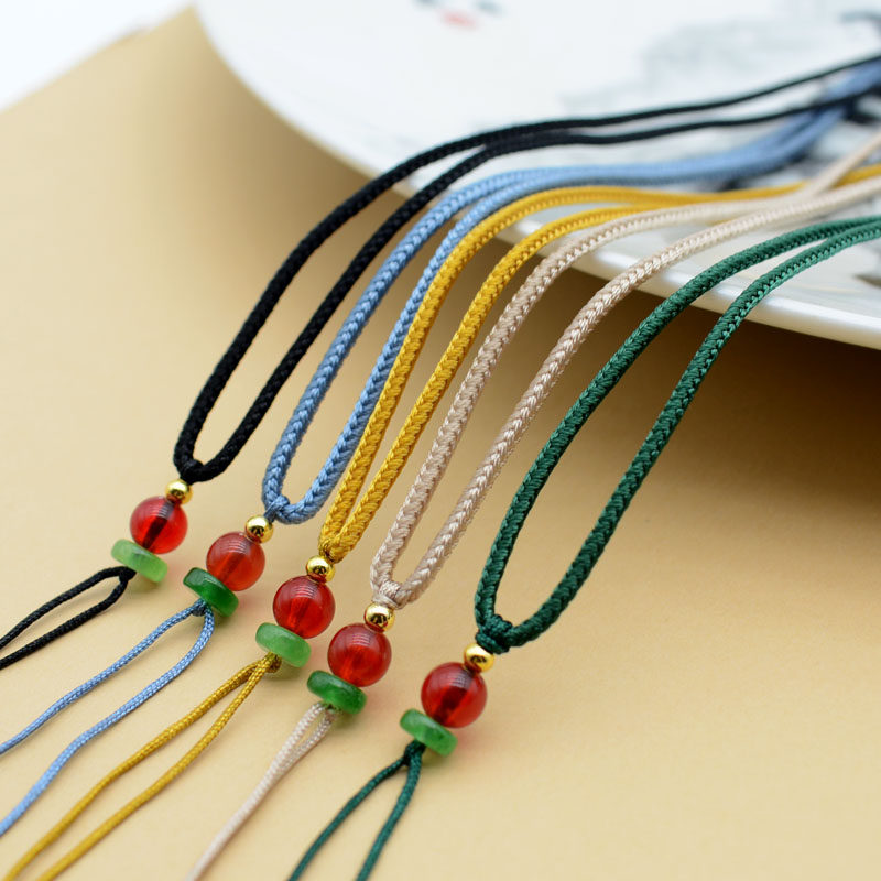 翡翠挂件玉佩吊坠高货手工项链挂绳男女款玛瑙蜜蜡和田玉毛衣链绳,饰品/流行首饰/时尚饰品新,绳,淘宝优惠券,粉丝福利购,淘宝优惠卷