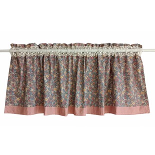 装 窗幔帘头 厨房卧室门帘 半帘 饰布帘B130 软隔断橱柜遮挡短窗帘